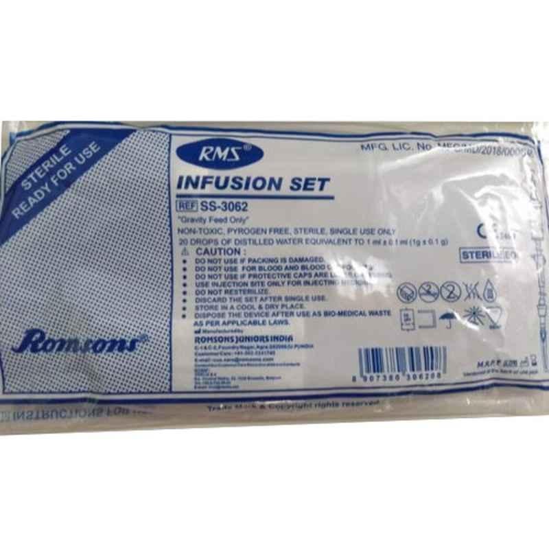 Romsons 150cm Infusion Set (IV Set) (Pack of 10)