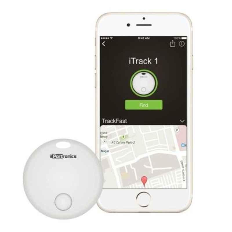 Portronics iTrack 1 White Smart Tracker, POR-130