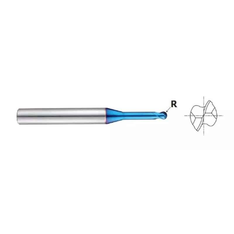 YG-1 0.5mm 2 Flute Carbide Ball Nose End Mill for RIB Processing, G8A54005