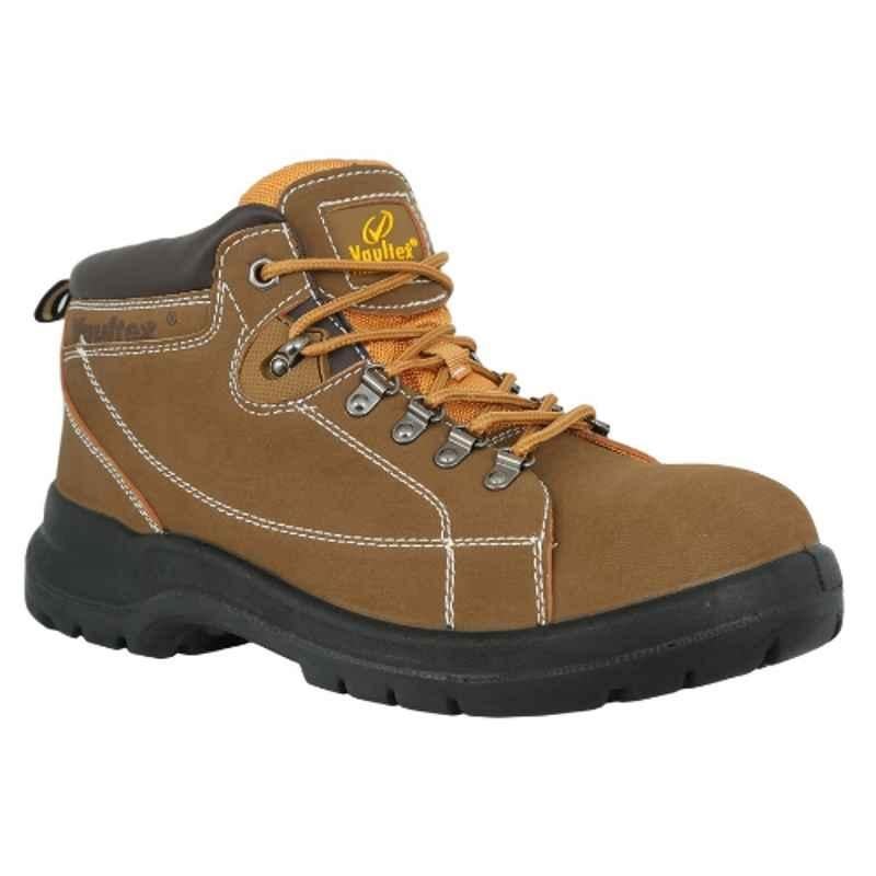 Vaultex MHH Steel Toe Honey High Ankle Safety Shoes, Size: 39