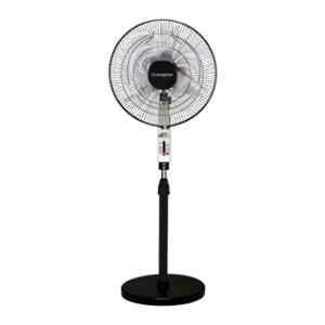 Crompton Windmill 54W Black Pedestal Fan, Sweep: 400 mm