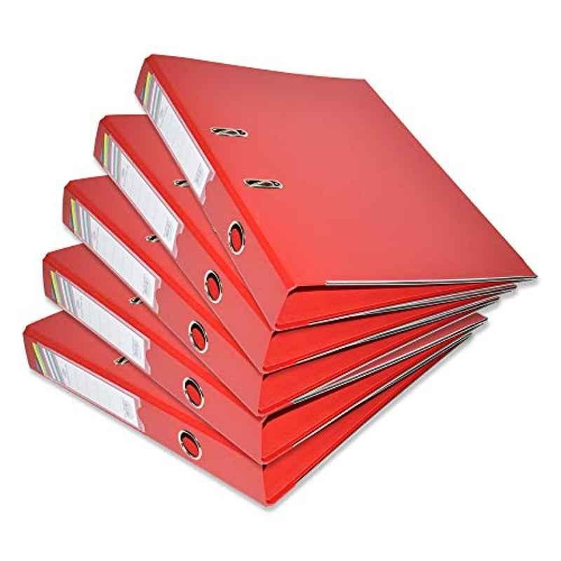 FIS 4cm F/S Red Lever Arch File, FSBF4PREFN10 (Pack of 10)