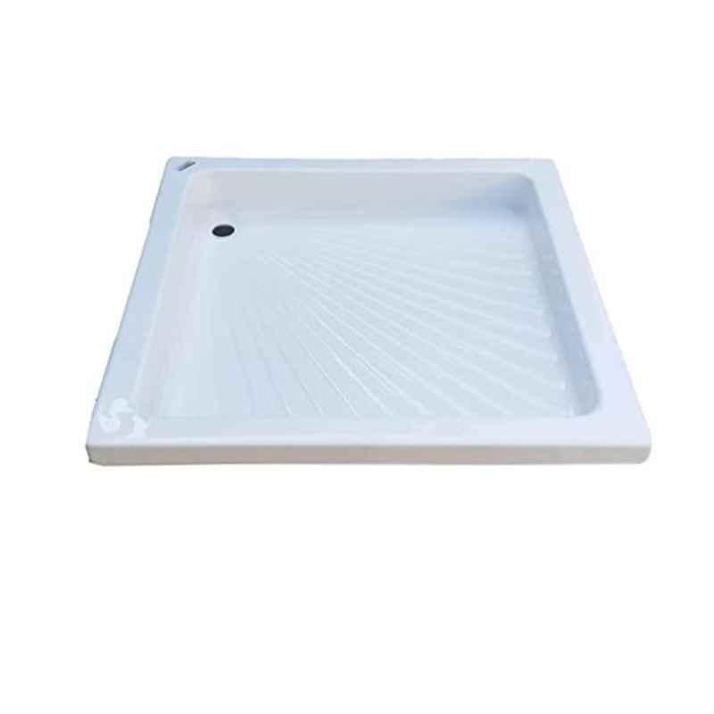 Milano 800x800x100mm Ceramic Square Shower Tray, 140500600001