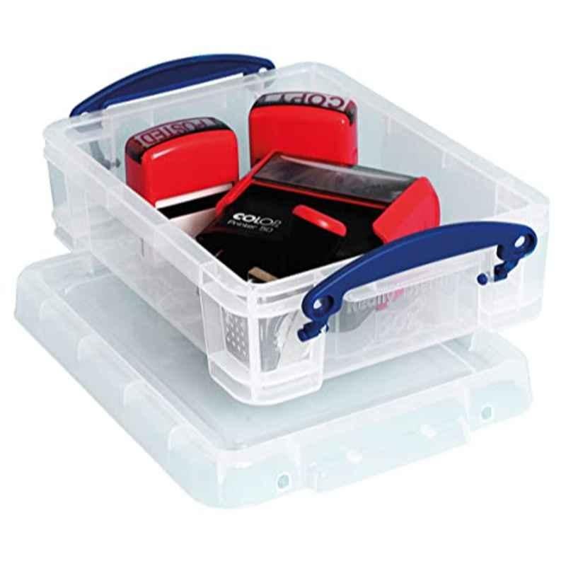 Really Useful 1.75L Plastic Clear Storage Box