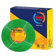 GVD 1.5 Sqmm Green PVC Insulated Single Core Flame Retardant Copper Clad Steel Industrial Wire, Length: 90 m