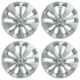 Prigan 4 Pcs 15 inch Silver Universal Wheel Cover Set for Maruti Sukuzi Baleno