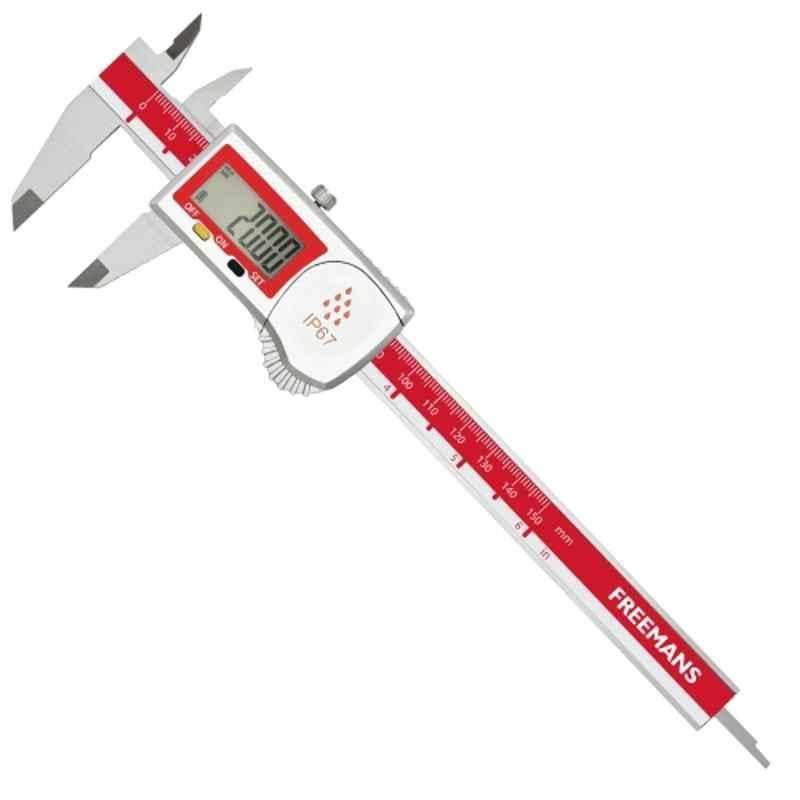 Freemans 0-150mm ABS & Stainless Steel Professional Digital Caliper with HTN Screen, FDCP150