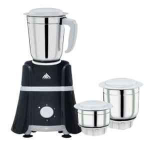 Athots Richard 700W ABS Copper Motor Black & White Mixer Grinder with 3 Jars