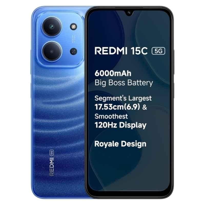 Redmi 15C 6.9 inch 6000mAh 8GB RAM/128GB Storage Moonlight Blue Smartphone