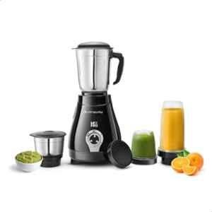 Longway Mix Pro 550W ABS Plastic Black & Grey Mixer Grinder with 4 Jars