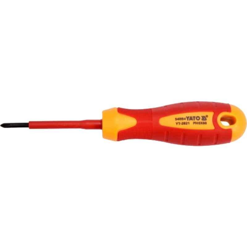 Yato PH0x60mm VDE-1000V Insulated Philips Screwdriver, YT-2821