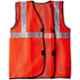 Laxmi Orange Polyester Safety Jacket, AZSJOR50 (Pack of 50)