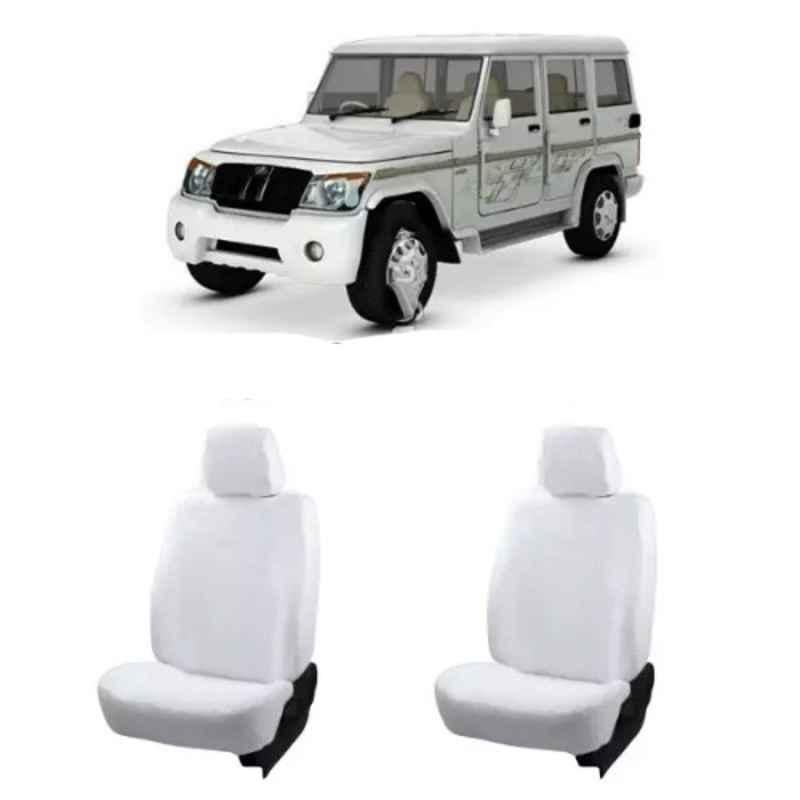 Oscar White Aut-Sn-4515 Towel 1 Pcs\\Set Mahindra Bolero Car Seat Cover