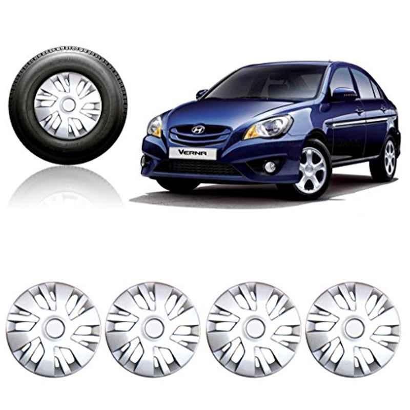 Auto Pearl 4 Pcs 14 inch Perfect Fit Wheel Cover Set for Hyundai Verna