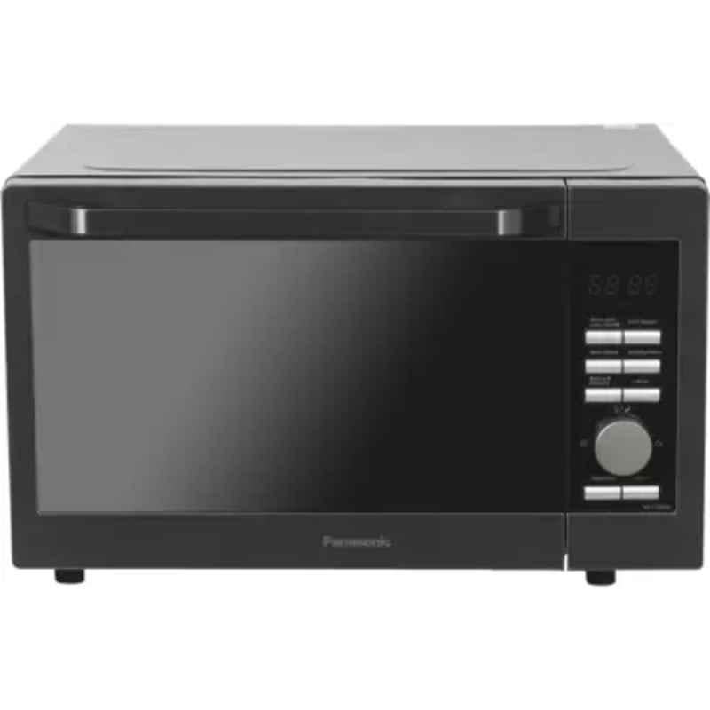 Black and shop grey microwave