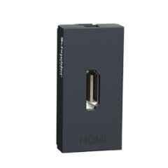 Schneider Electric Unica Pure Volcanic Grey HDMI Socket, UNSHDMI_GY