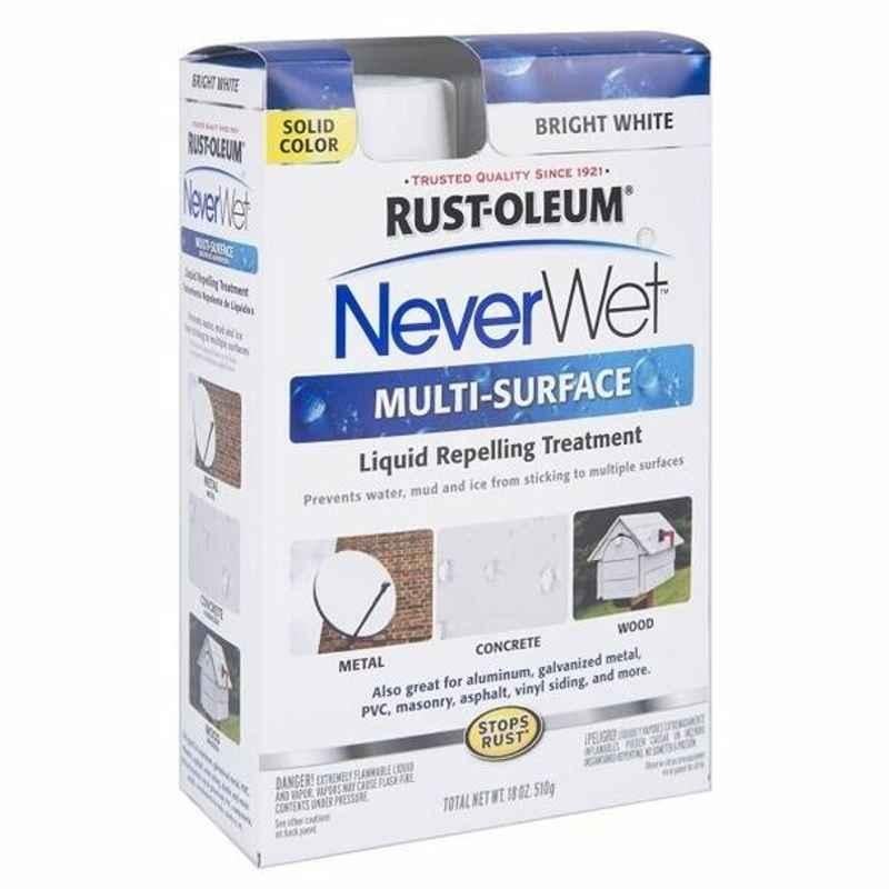 Rust-Oleum Liquid Repelling Treatment, 275660, NeverWet, 510G, Bright White