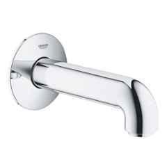 Grohe Bauclassic Brass Chrome Finish Bath Spout, 13258000
