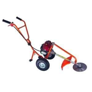Latson 4 Stroke 35cc Heavy Duty Hand Push Trolley Type Brush Cutter Machine with Accessories, LT-WBC-35