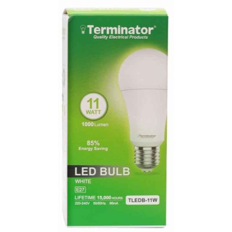 Terminator 220-240V E27 6500K White LED Bulb, TLEDB-11W