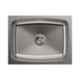 Carysil Elegance Single Bowl Stainless Steel Gloss Finish Kitchen Sink, Size: 24x18x10 inch