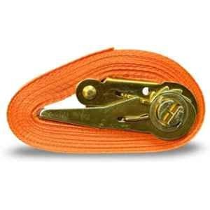 GTCFI 10m 25mm Polyester & Steel Orange Endless Ratchet Lashing Luggage Strap, 2510-10E