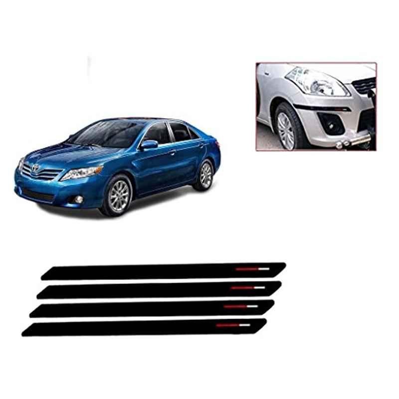 Kozdiko 4 Pcs Black & Red Bumper Protector Set for Toyota Carmy