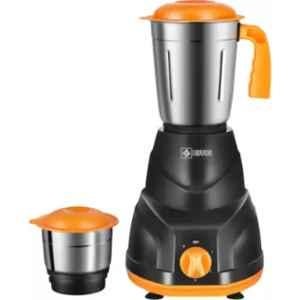 Havok Hero 550W Plastic Black & Orange Copper Winding Mixer Grinder with 2 Jars