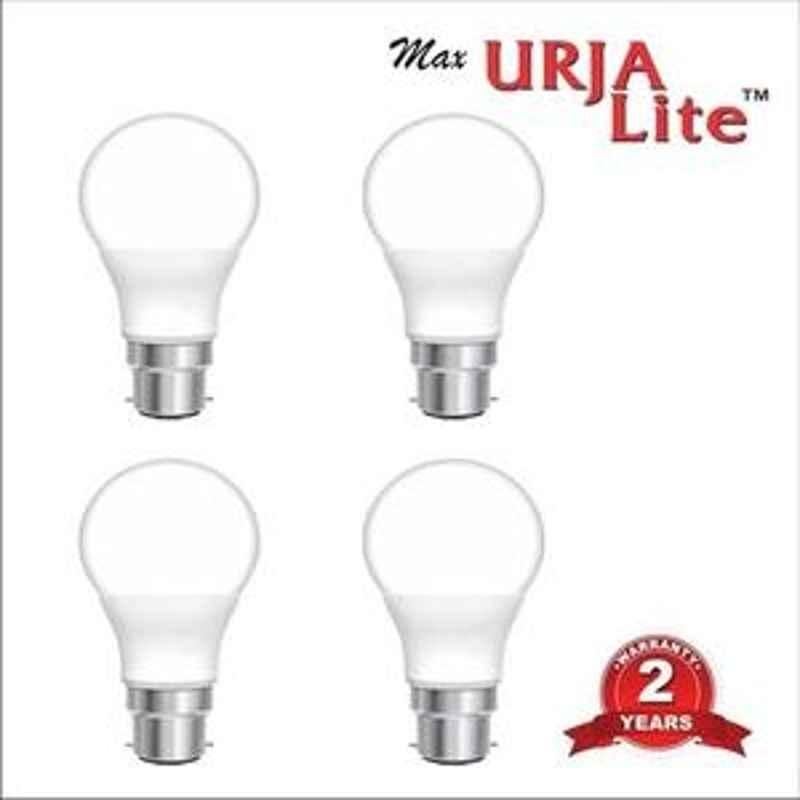 Urja Lite 3W Cool White 4 Pcs LED Bulb