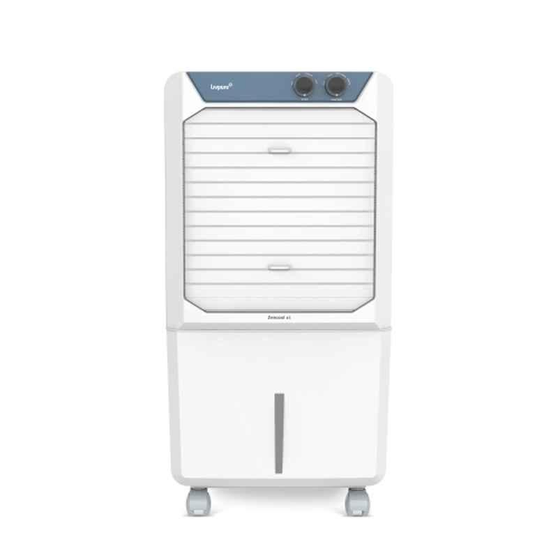 Livpure Zencool 45 110W 45 Litre Plastic White Personal Air Cooler with Honeycomb Pad Cooling & 1 Year Warranty, ZEN45L