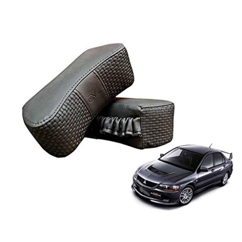 Kozdiko 2 Pcs Memory Foam Grey Luxurious Neck Rest Cushion Pillow Set for Mitsubishi Lancer