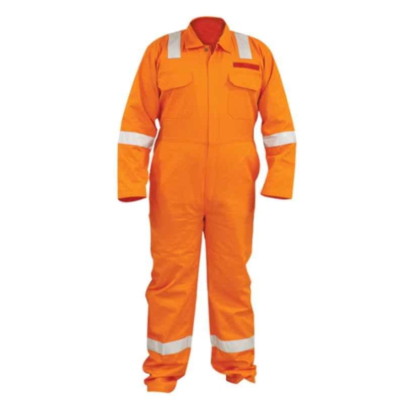 Lalizas 200GSM Cotton Orange Coverall, LZ-72639,  Size: XL