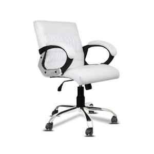 Dicor Seating DS67 Seating Leatherite White High Back Office Chair (Pack of 2)