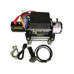 Nutronics 1360kg 20m Single Phase Steel Rope Electric Winch with Mounting Bracket Wire Remote, EWK3000
