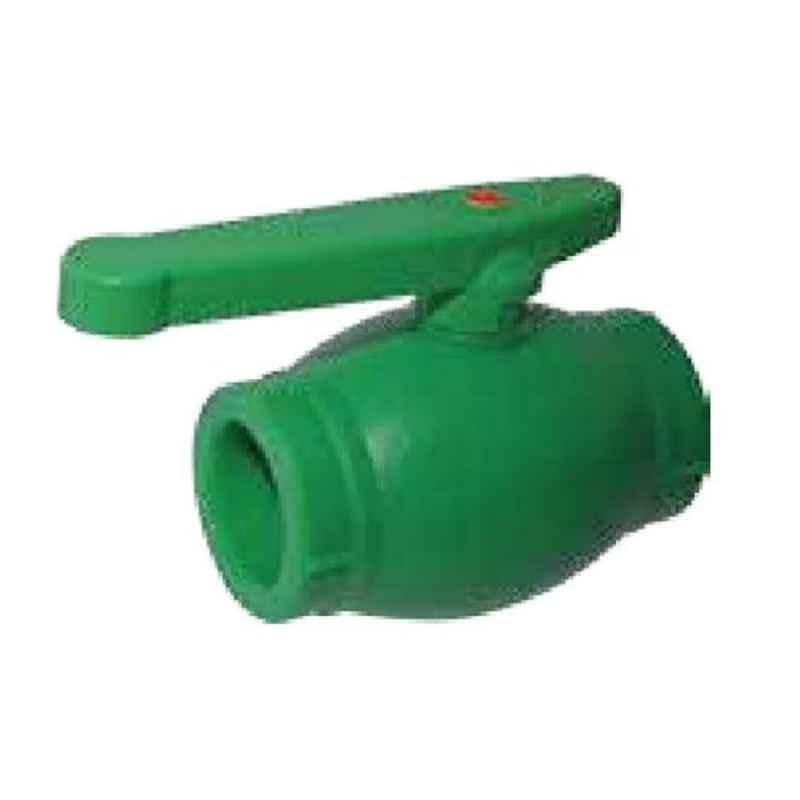 Hepworth 25mm PP-R Green Special Ball Valve, 4302802542922 (Pack of 50)