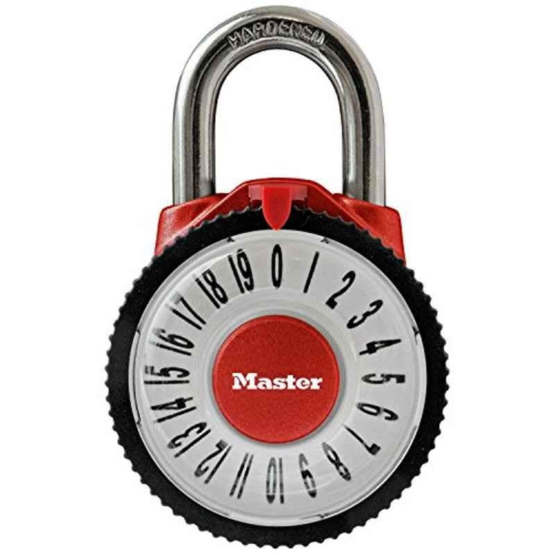 Master Lock Assorted Combination Padlock with Magnification Lens, 1588D
