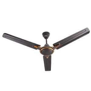 Usha Racer Chrome 78W Smoke Brown 3 Blades Ceiling Fan, Sweep: 1200 mm