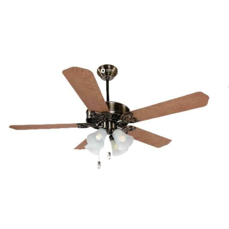 Orient Subaris 80W Antique Copper Ceiling Fan with Under light, Sweep: 1300 mm