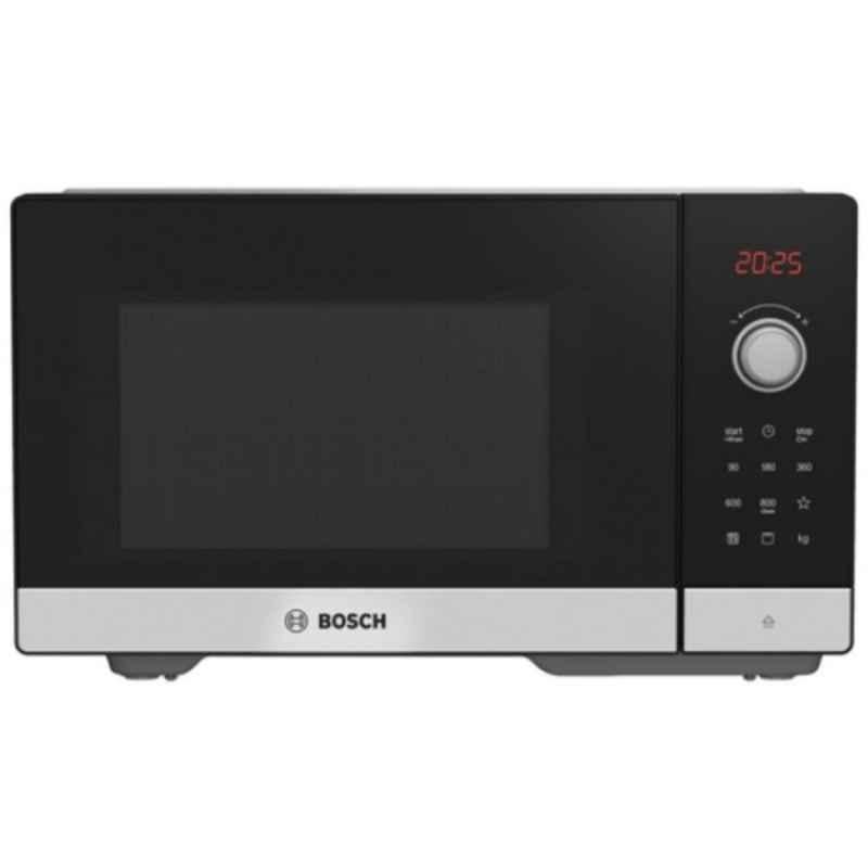 Bosch 25L 800W Black Freestanding Microwave with Grill, FEL053MS1M