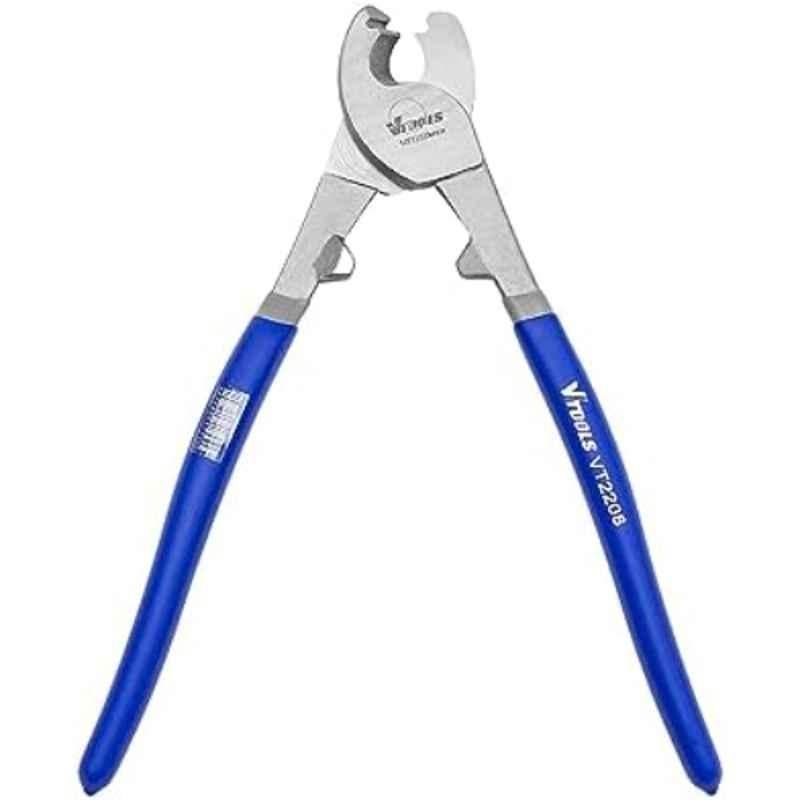 VTOOLS 10 inch Carbon Steel Heavy Duty Dipped Handle Cable Cutter, VT2208