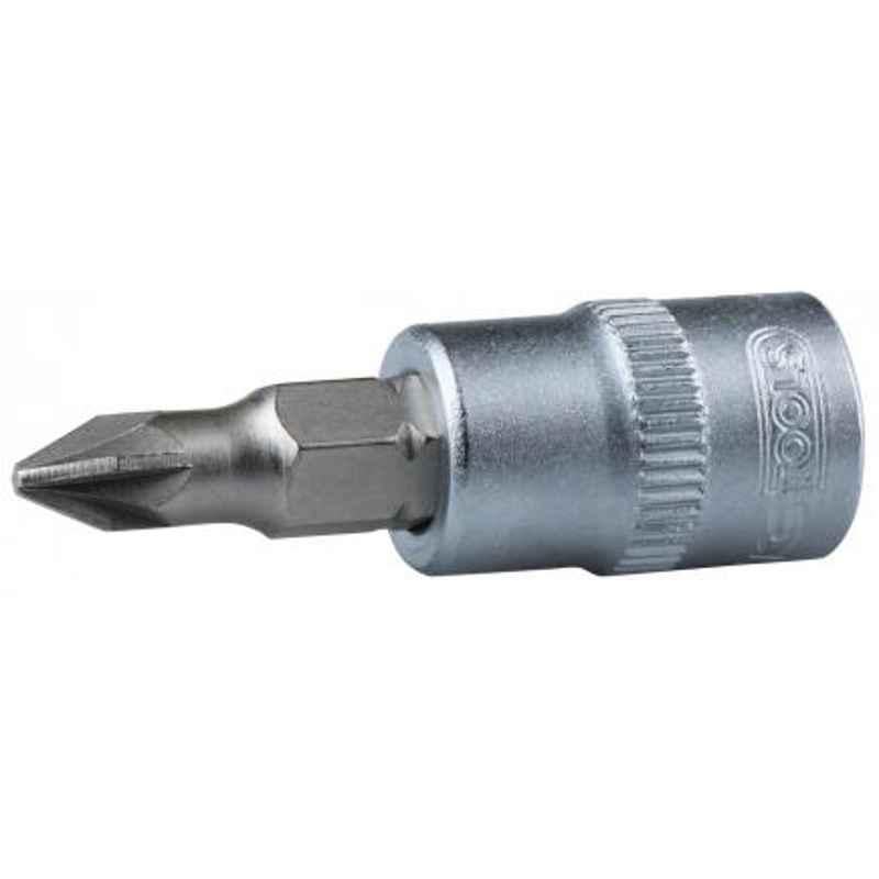 KS Tools PZ 2 CrV Socket Bit for PZ Phillips Head Screws, 911.3881