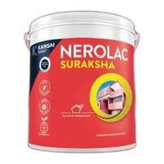Nerolac Suraksha 1 Litre Acrylic Plastic Exterior Wall Emulsion Paint with Weather, Fade & Mildew Resistant