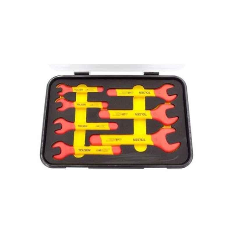 Tolsen 81307 7Pcs Metal Red Insulated Wrench Set