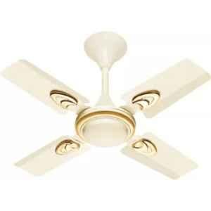 MinMAX Activa 50W 900rpm Ivory Ceiling Fan with 4 Blades & Matte Finish, Sweep: 600 mm