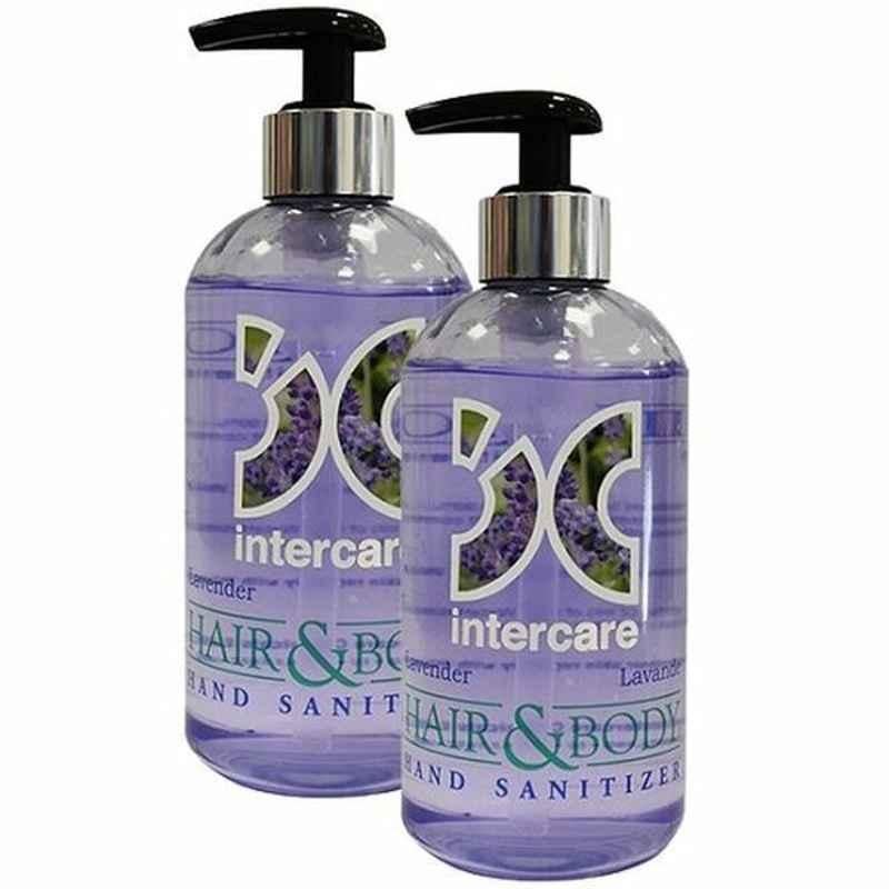 Intercare Hand Sanitizer, Lavender, 300ml, Combo Offer