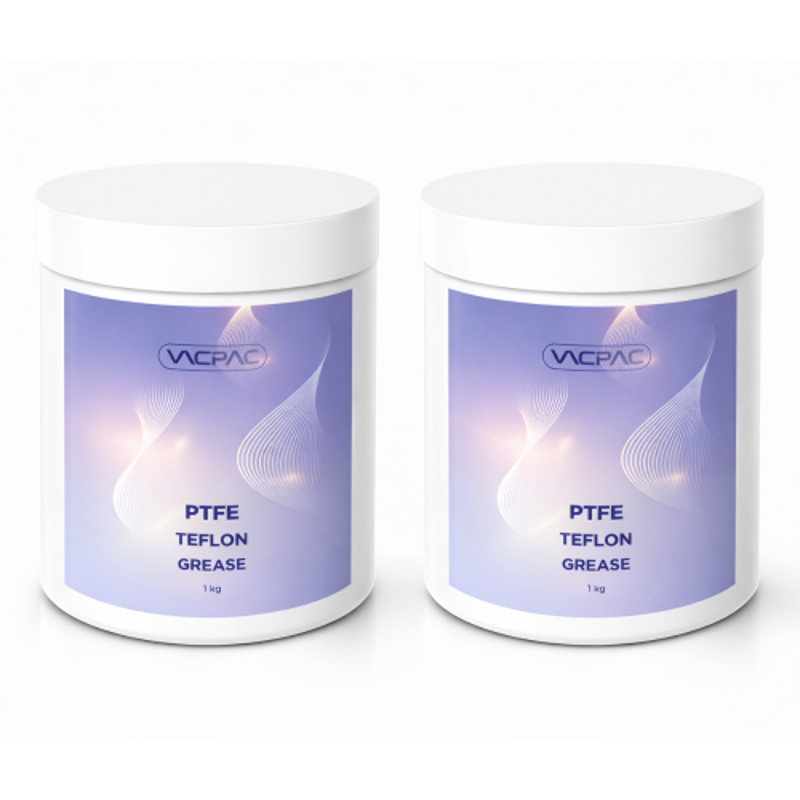 VACPAC 1kg High-Performance PTFE Teflon Grease for Metal, Plastic & Rubber (Pack of 2)