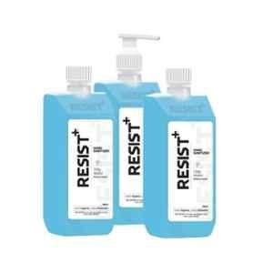 Resist Plus 500ml Ethyl Alcohol Based Hand Sanitizer (Pack of 3)