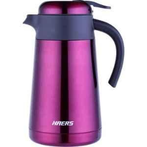 Haers 1600ml Stainless Steel Red Coffee Pot, HK-1600-9-RED
