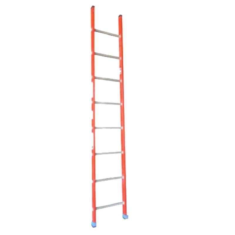 Wallclimb 11 Step Fiberglass Straight Ladder, WFGLS11