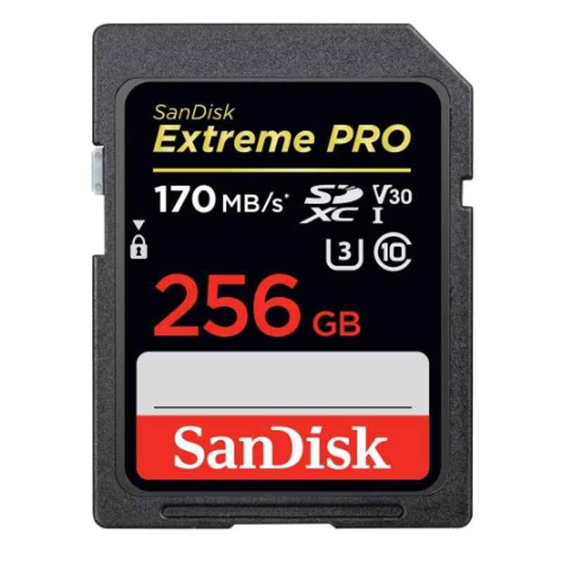 SanDisk Extreme Pro 256GB SDXC Camera Card, SDSDXXY-256G-GN4IN